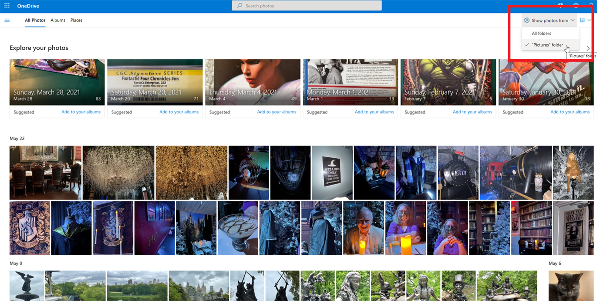 pagina web onedrive