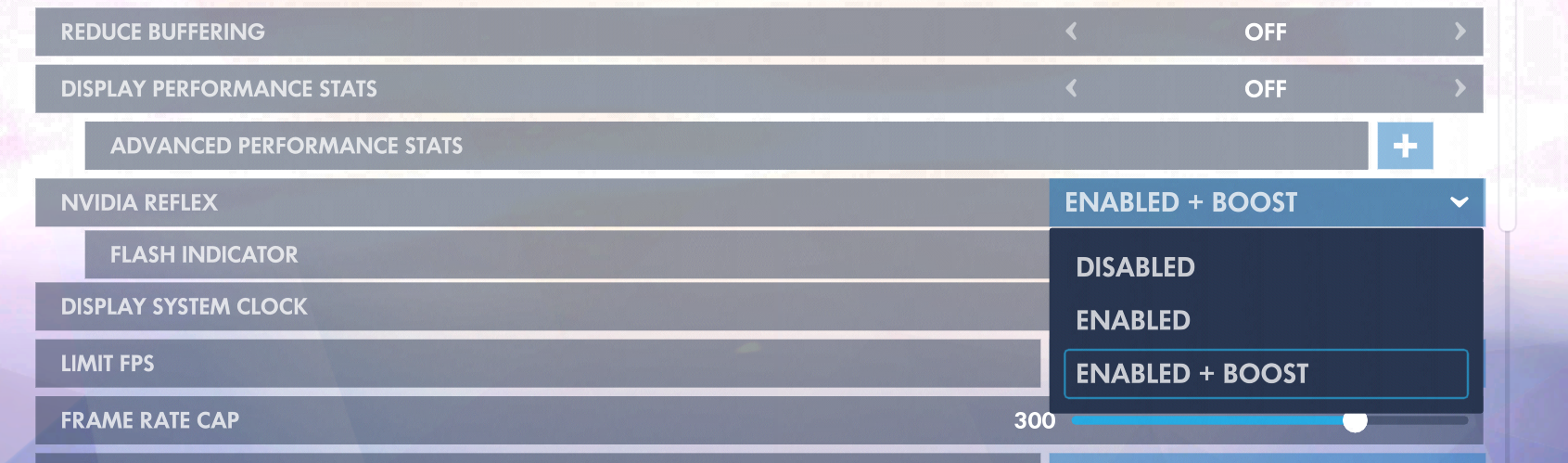 Menú reflejo de Overwatch