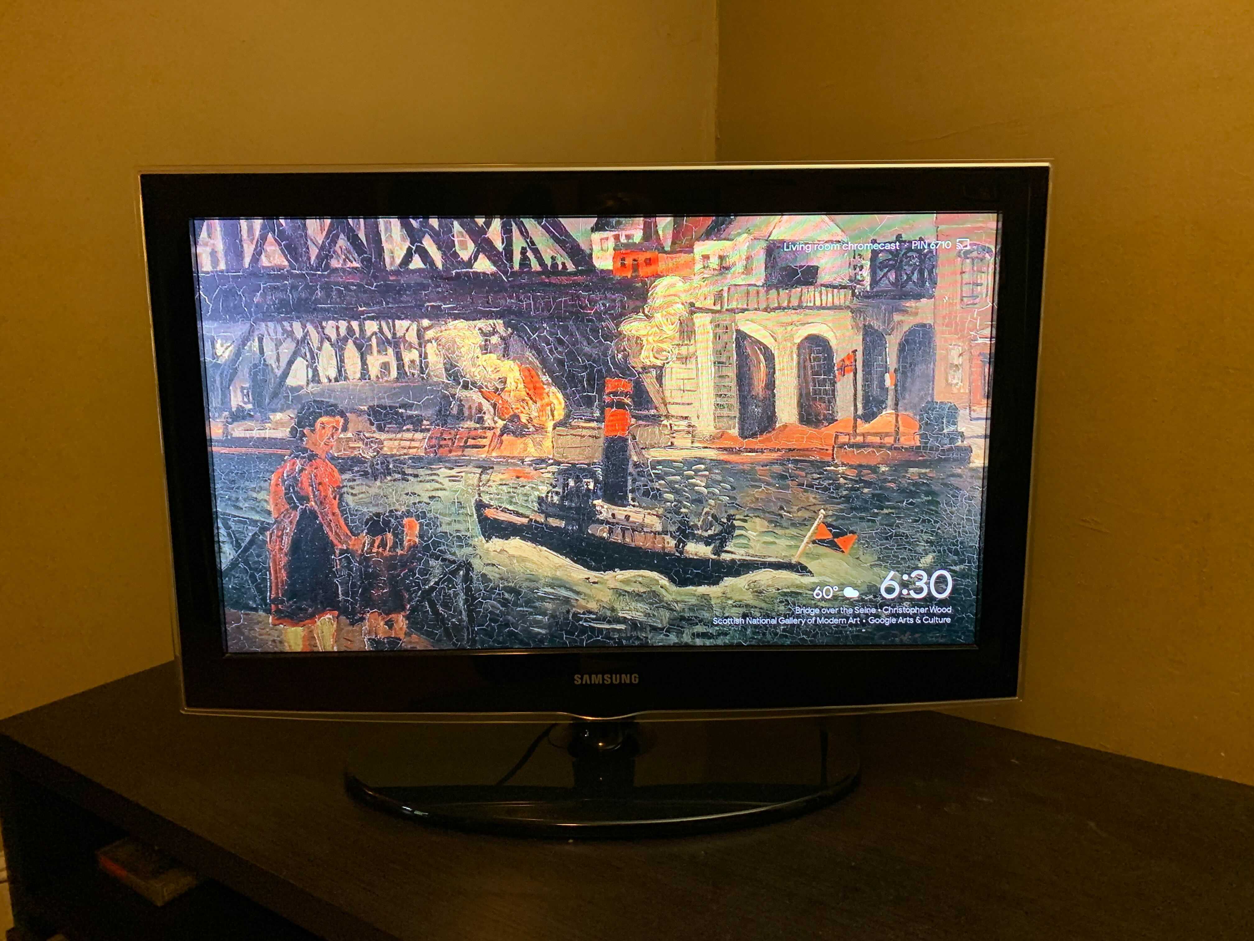 作為 Chromecast 背景的 Christopher Wood 繪畫