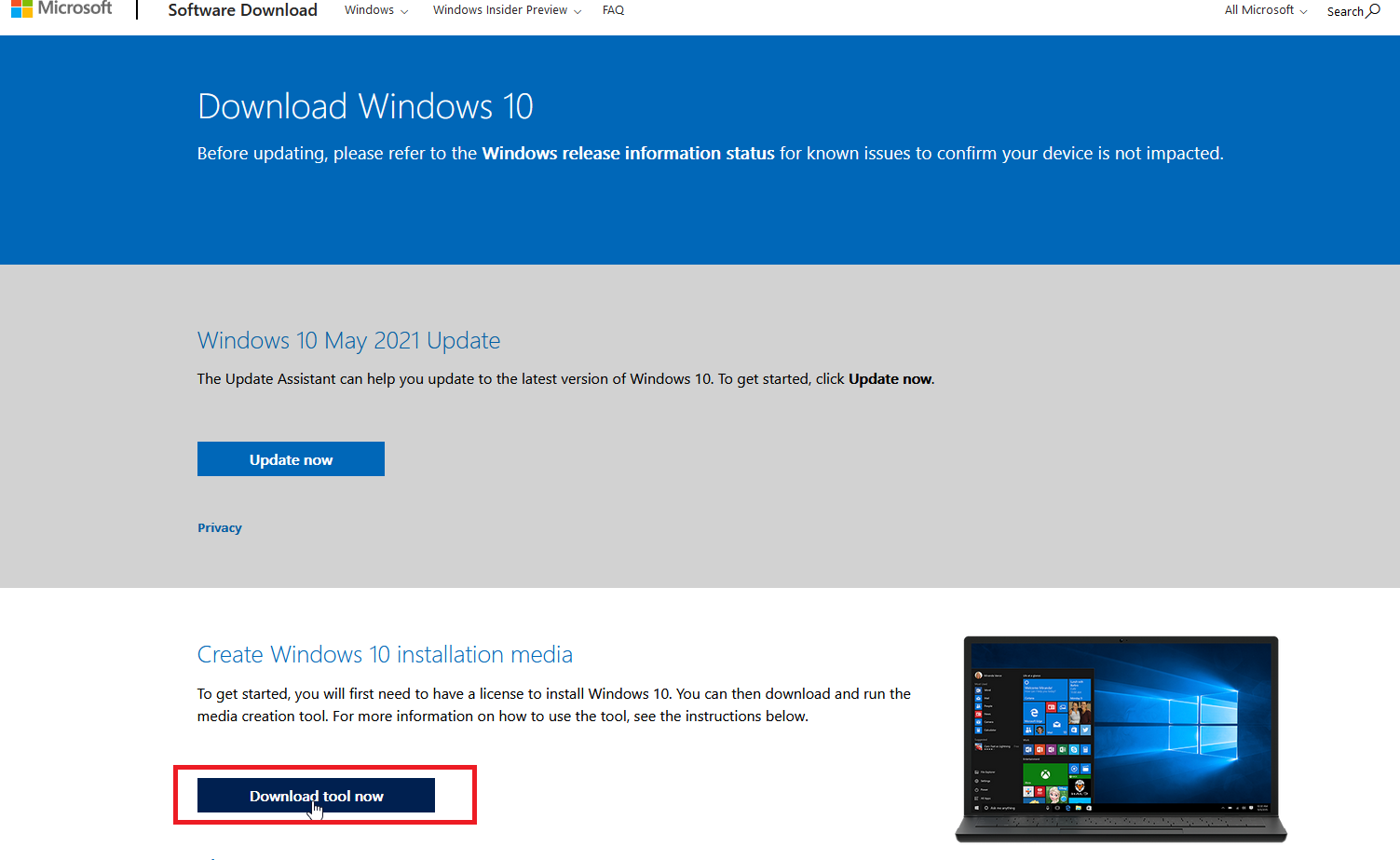 下載windows 10