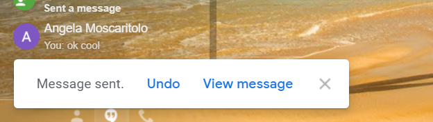 gmail在桌面上的撤消發送提示