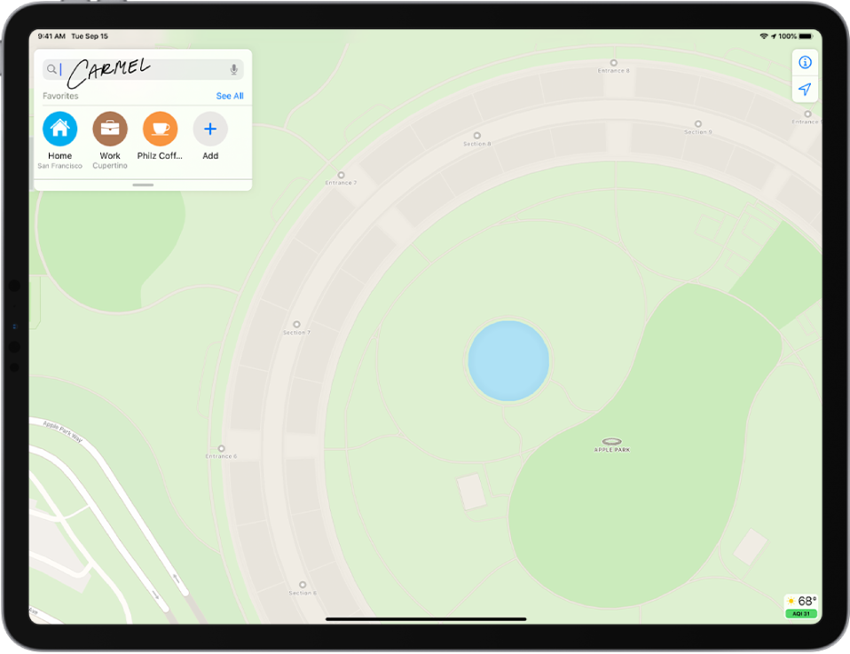 exemplu de scribble ipad