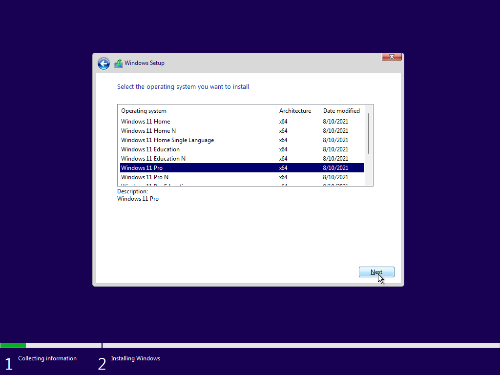 versi windows 11
