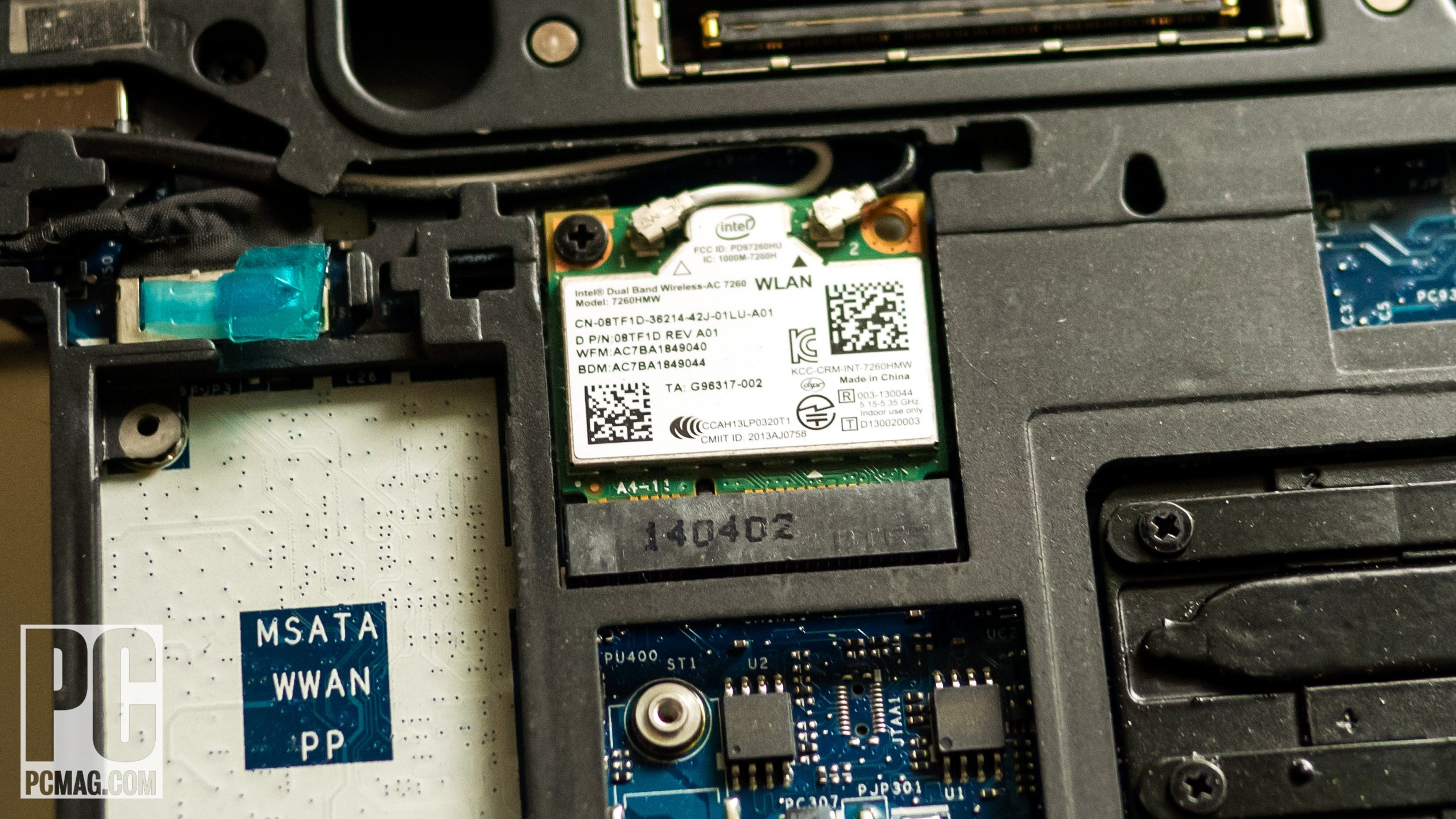 การ์ด Mini PCIe WLAN ครึ่งหนึ่ง