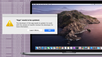 macOSCatalinaで32ビットアプリを実行する方法