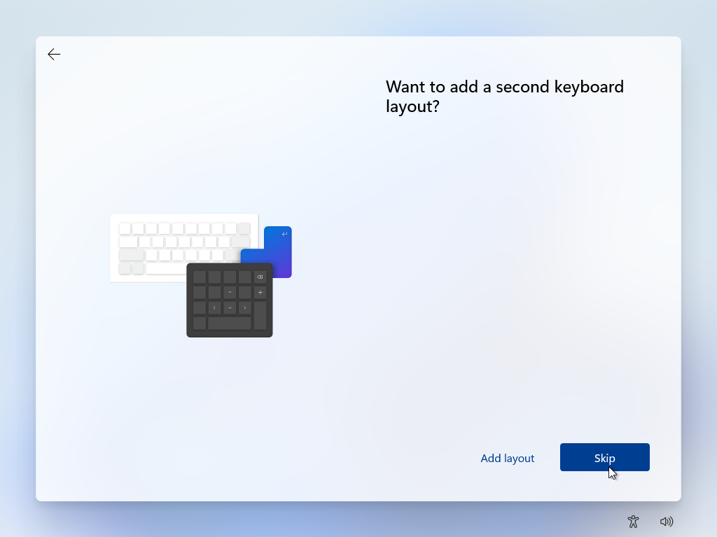 キーボードのセットアップ