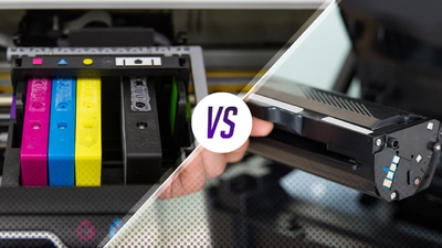 Inyección de tinta frente a láser: ¿Qué tecnología de impresora es mejor? Imagen