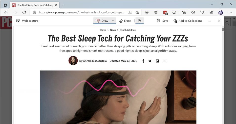 Microsoft Edge'de yerleşik Ekran Görüntüsü aracı