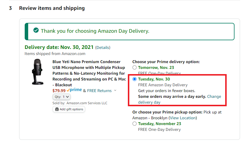 amazon nakliye