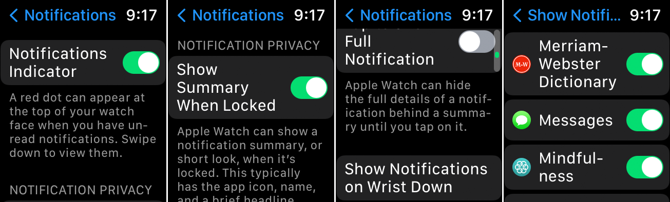 impostazioni di notifica