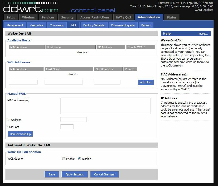 database dd-wrt