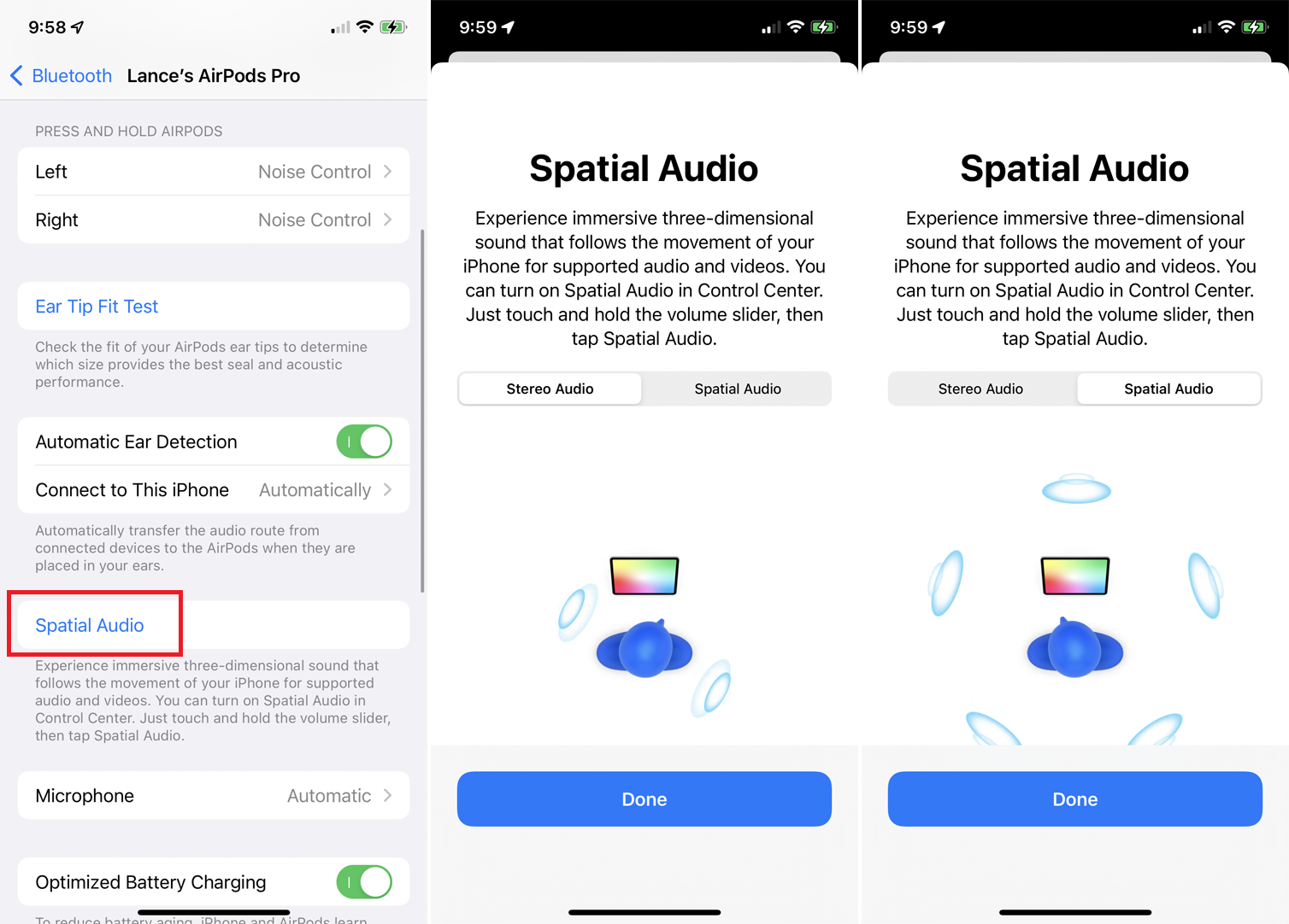 audio spasial