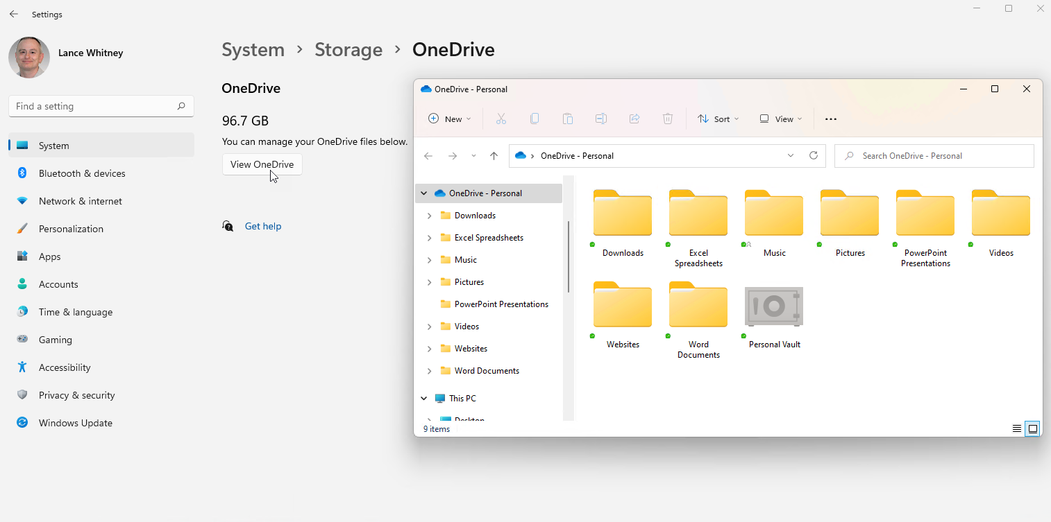 ملفات onedrive