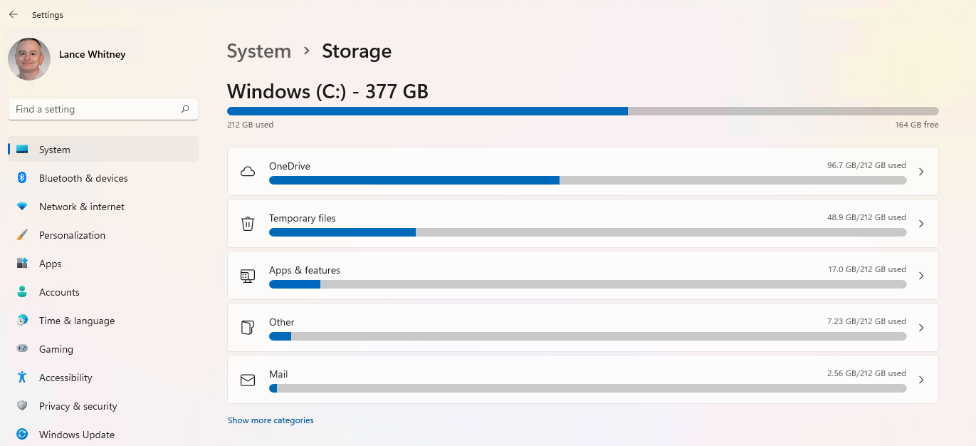 archiviazione di Windows