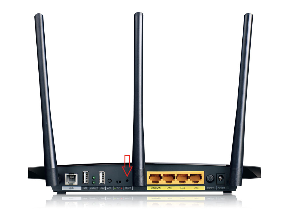 Tombol Atur Ulang Router