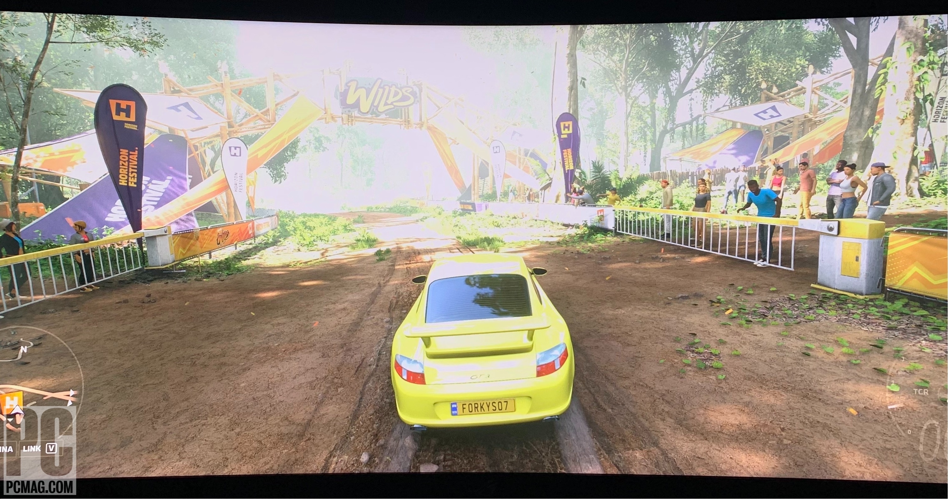 Forza Horizon HDR เปิดอยู่