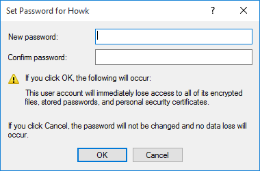 Escriba la nueva contraseña, luego confirme la contraseña y haga clic en Aceptar | Cómo cambiar la contraseña de su cuenta en Windows 10