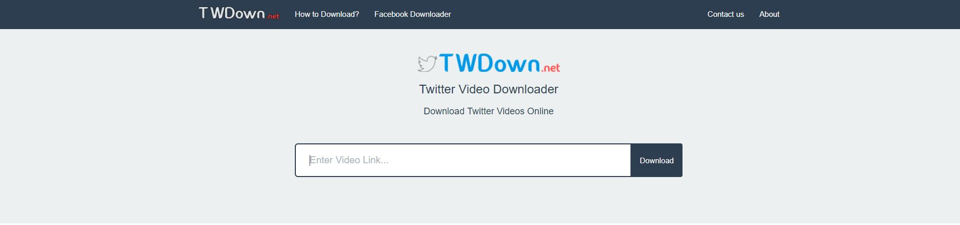 TWDown 下載 Twitter 視頻