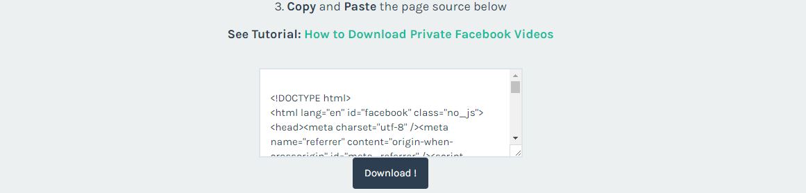 FBDownPrivate2 下載 Facebook 視頻