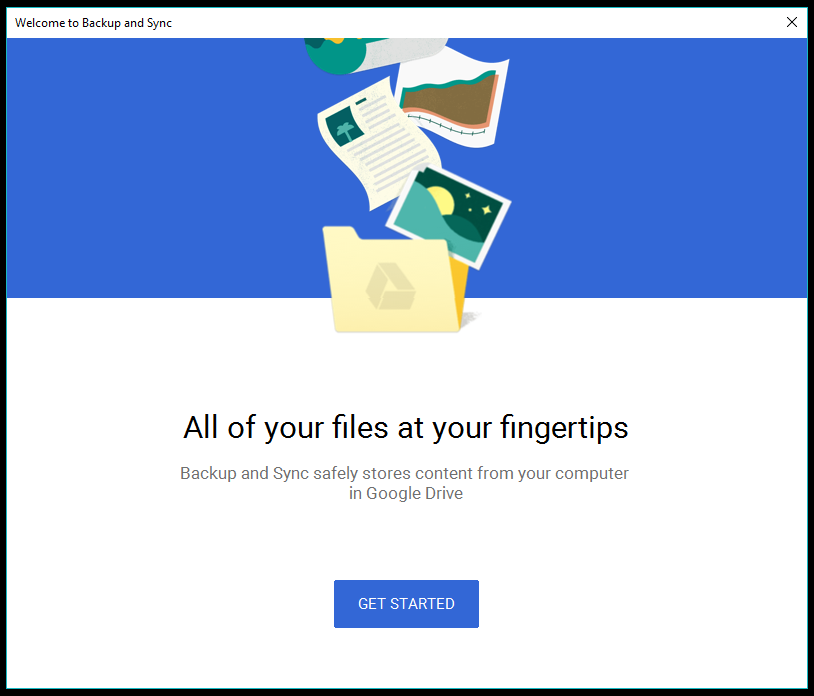 Googleハードドライブバックアップ1