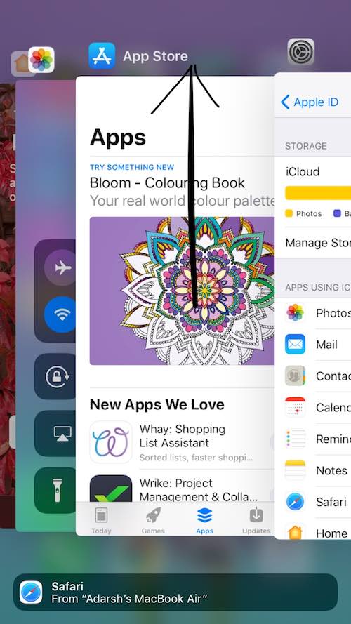 Schließen Sie unbenutzte Apps und beschleunigen Sie das iPhone