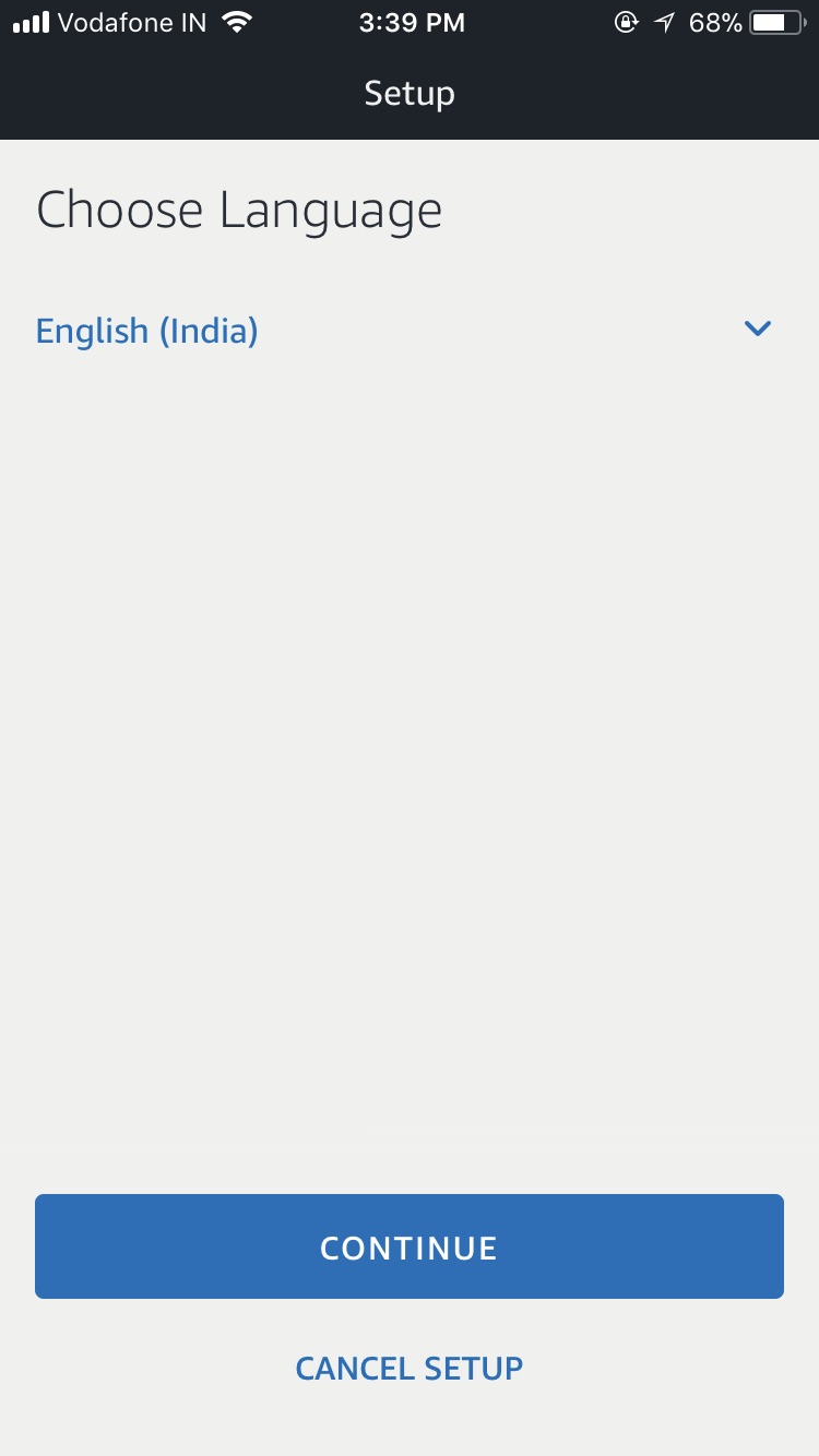 ภาษาการตั้งค่า amazon echo