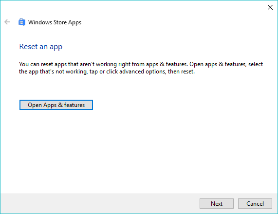 Windows 10-Tools zur Fehlerbehebung 19 Windows Store-Apps