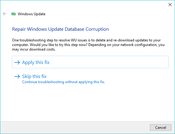 Windows 10-Tools zur Fehlerbehebung 4 Windows-Update
