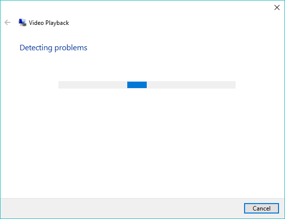 Windows 10 Fehlerbehebungstools 18 Videowiedergabe