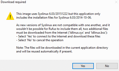 RUFUS Syslinux GRUB 다운로드