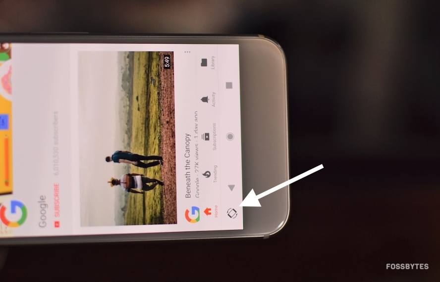 Android Pie-Rotation