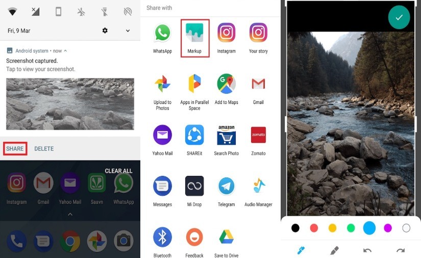 Android Pie-Markup