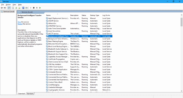 サービスを無効にするWindows10