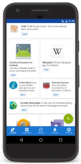 Alternativen zum Google Play Store - F-Droid