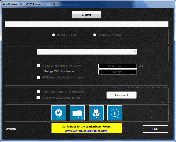 WinReducer ESD - Wim 转换器 1.8.5.0 打开