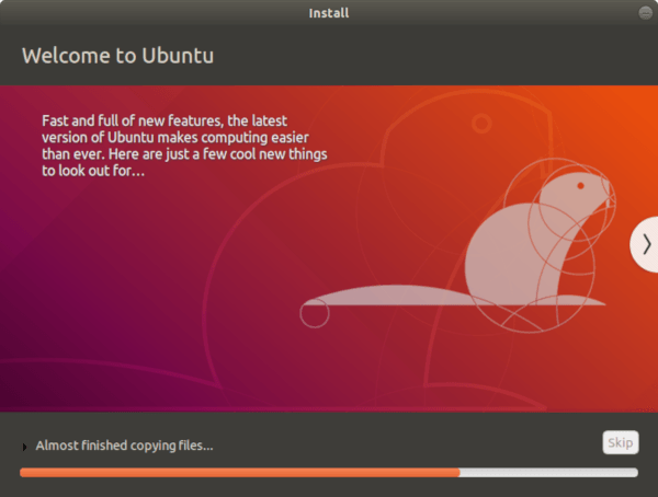 如何安裝 Ubuntu 18.04 Bionic Beaver 和 18.10 Cosmic Cuttlefish