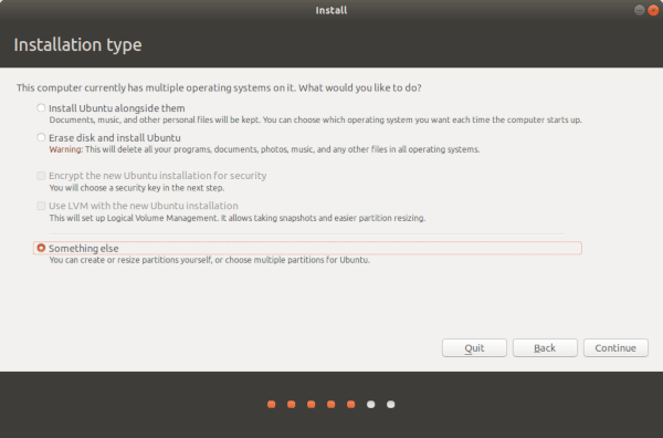 如何安裝 Ubuntu 18.04 Bionic Beaver 別的東西