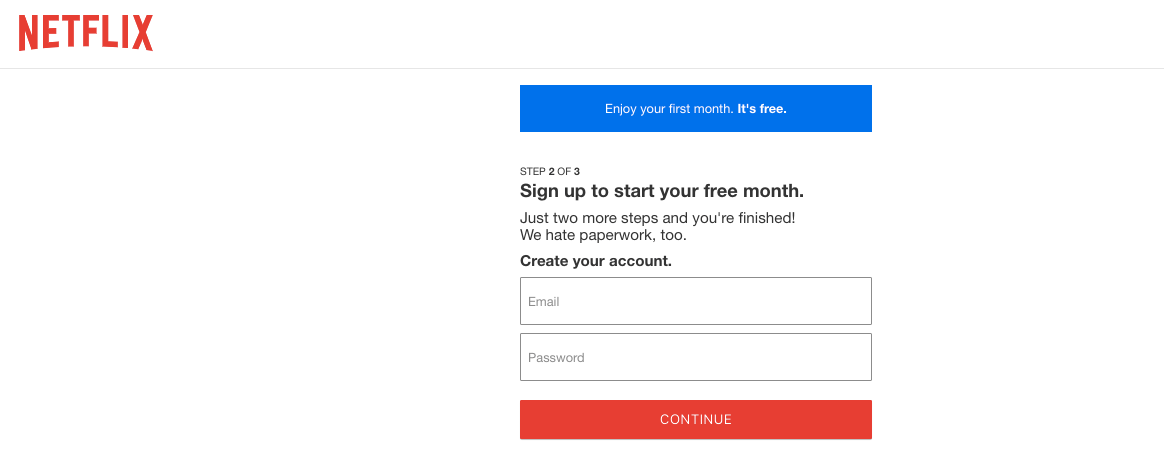 無料のnetflixを入手