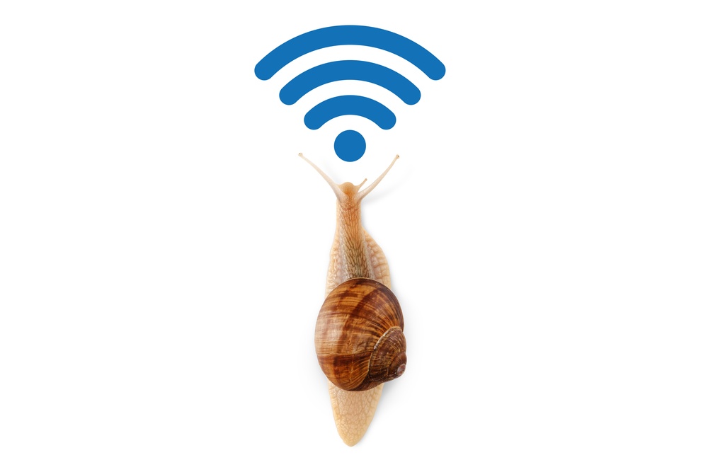Viteză Wi-Fi mică
