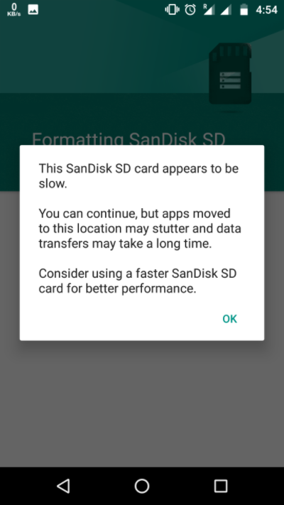 Utiliser la carte SD interne 5