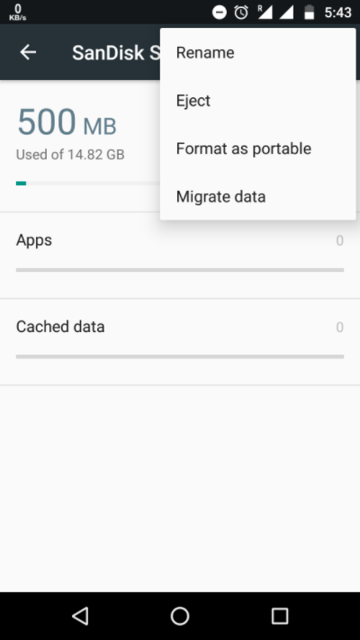 Utiliser la carte SD interne 8