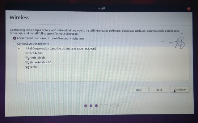 Ubuntu Kurulumu - Wi-Fi Ağına Bağlanın