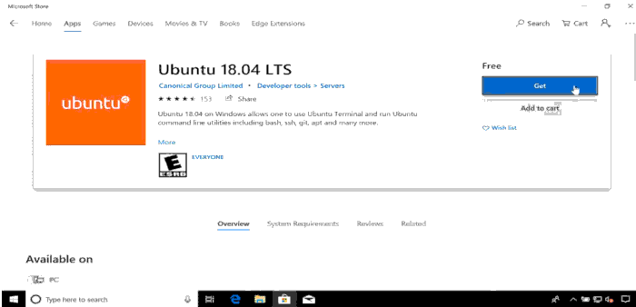 UbuntuWindows10をインストールします