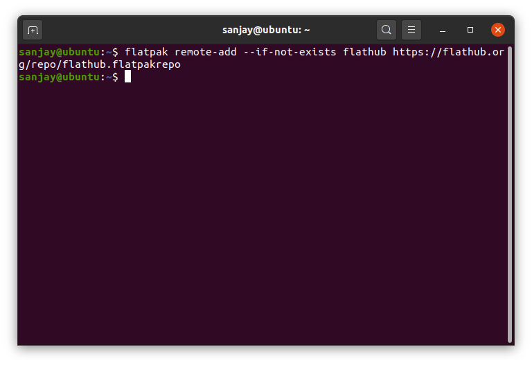添加 Flathub 存储库