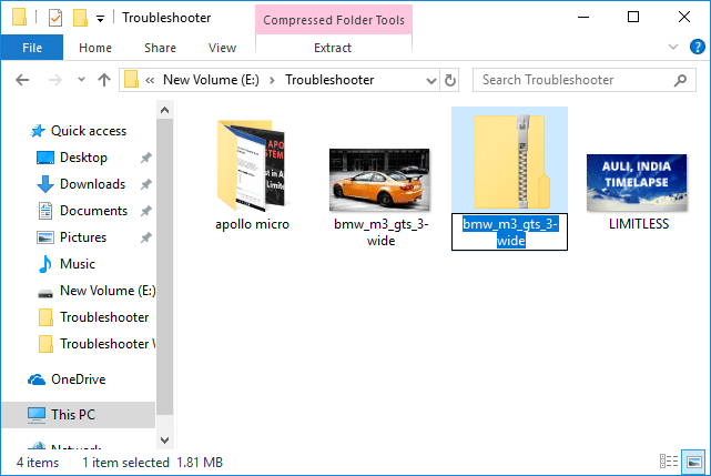 Comprimir o descomprimir archivos y carpetas en Windows 10