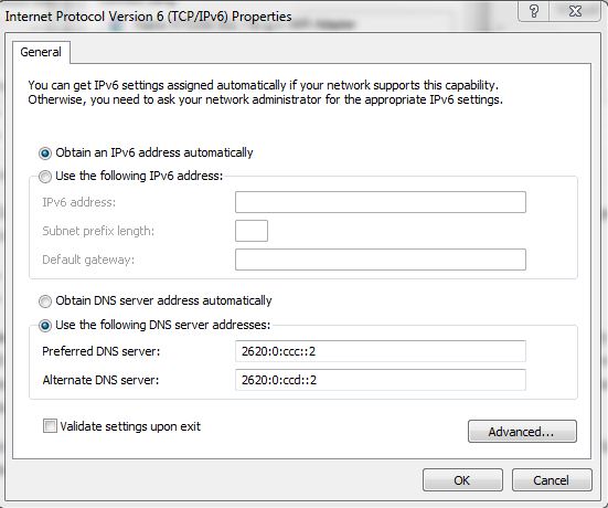 DNS-hack-navegação mais rápida