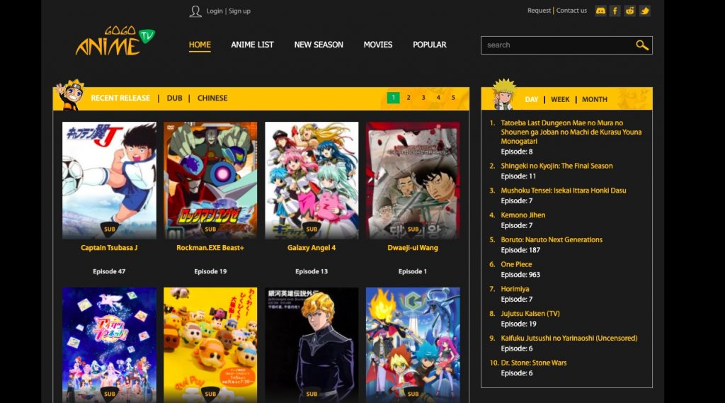 Situs streaming gratis Gogoanime untuk anime online di India