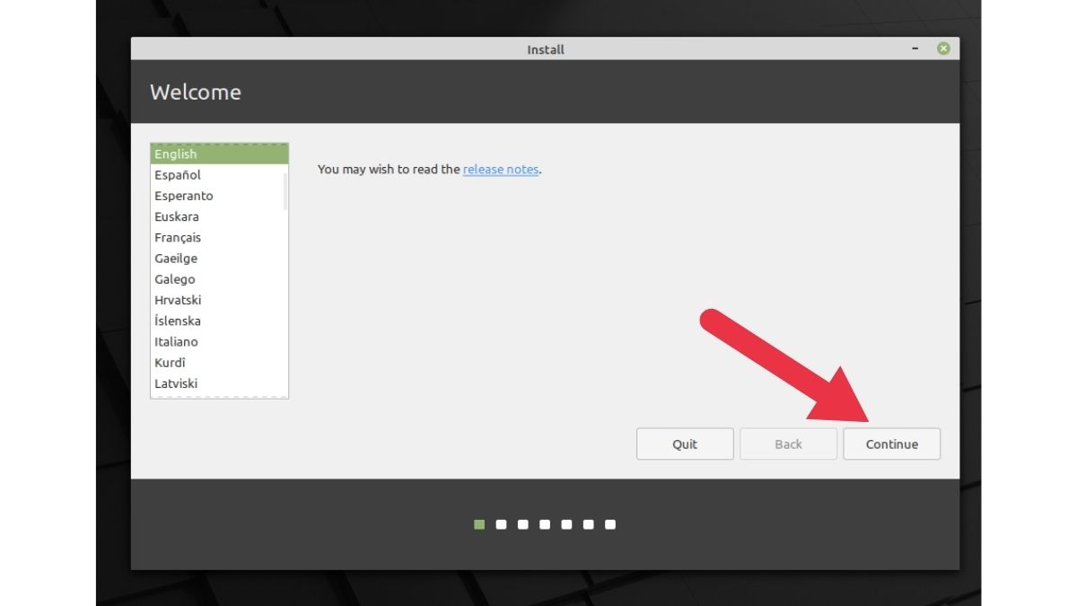 Instale o Linux Mint Bem-vindo!