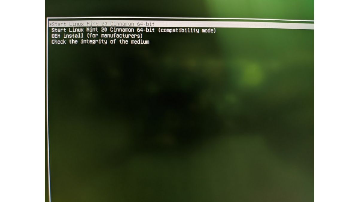 Iniciar Linux Mint