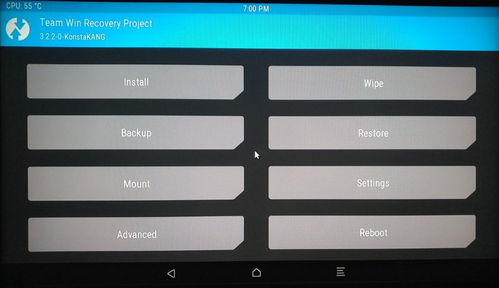 opsi rumah twrp - cara menginstal android di raspberry pi 4